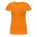 Frauen Premium T-Shirt Brustlogo Gardinenhaus24 Frauen Premium T-Shirt - Orange (L)