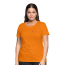 Frauen Premium T-Shirt Brustlogo Gardinenhaus24 Frauen Premium T-Shirt - Orange (3XL)