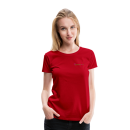 Frauen Premium T-Shirt Brustlogo Gardinenhaus24 Frauen Premium T-Shirt - Rot (3XL)