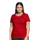 Frauen Premium T-Shirt Brustlogo Gardinenhaus24 Frauen Premium T-Shirt - Rot (3XL)
