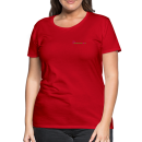 Frauen Premium T-Shirt Brustlogo Gardinenhaus24 Frauen Premium T-Shirt - Rot (3XL)
