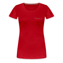 Frauen Premium T-Shirt Brustlogo Gardinenhaus24 Frauen Premium T-Shirt - Rot (3XL)