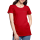Frauen Premium T-Shirt Brustlogo Gardinenhaus24 Frauen Premium T-Shirt - Rot (3XL)