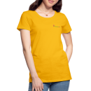 Frauen Premium T-Shirt Brustlogo Gardinenhaus24 Frauen Premium T-Shirt - Sonnengelb (L)