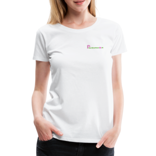 Frauen Premium T-Shirt Brustlogo Gardinenhaus24 Frauen Premium T-Shirt - Weiß (S)