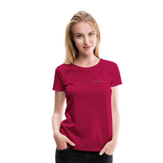 Frauen Premium T-Shirt Brustlogo Gardinenhaus24 Frauen Premium T-Shirt - dunkles Pink (XL)