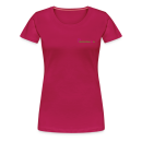 Frauen Premium T-Shirt Brustlogo Gardinenhaus24 Frauen Premium T-Shirt - dunkles Pink (XL)