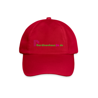 Baseballkappe mit Gardinenhaus24-Logo Baseballkappe - klassisch Rot