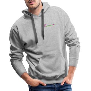 Männer Premium Hoodie Gardinenhaus24 Männer Premium Hoodie - Grau meliert (M)