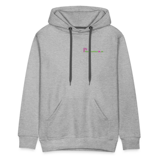 Männer Premium Hoodie Gardinenhaus24 Männer Premium Hoodie - Grau meliert (XL)