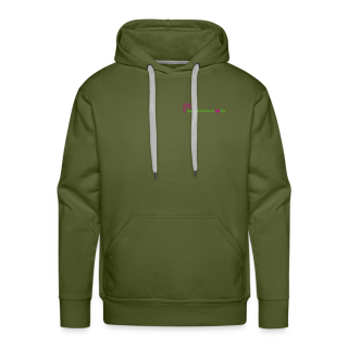Männer Premium Hoodie Gardinenhaus24 Männer Premium Hoodie - Olivgrün (M)