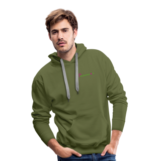 Männer Premium Hoodie Gardinenhaus24 Männer Premium Hoodie - Olivgrün (XL)
