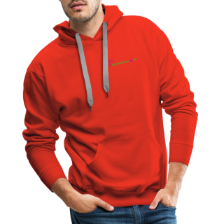 Männer Premium Hoodie Gardinenhaus24 Männer Premium Hoodie - Rot (5XL)