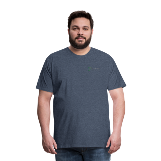 Männer Premium T-Shirt Garimo Männer Premium T-Shirt | Spreadshirt 812 - Blau meliert (4XL)