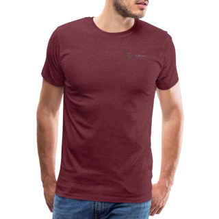 Männer Premium T-Shirt Garimo Männer Premium T-Shirt | Spreadshirt 812 - Bordeauxrot meliert (3XL)
