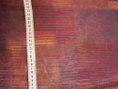 Organzastoff transparent in terra rot Tönen