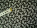 Baumwoll Patchworkstoff schwarz mit weißen...