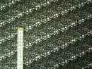 Baumwoll Patchworkstoff schwarz mit grau-weißem Muster