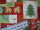 Weihnachtsstoff Baumwollstoff verschiedenfarbig kariert mit Weihnachtsmotiven