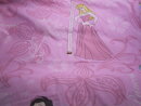 Gardinenstoff rosa mit Prinzessin Schrift Baumwollstoff 280cm breit