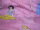 Gardinenstoff rosa mit Prinzessin Schrift Baumwollstoff 280cm breit