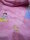 Gardinenstoff rosa mit Prinzessin Schrift Baumwollstoff 280cm breit