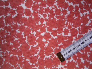 Jeans Hosen Jacken Stoff natur Blumen koralle