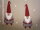 Weihnachts Stoff beige mit Wichtel Sterne 140cm breit