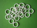 Plastik Ring wei&szlig; 13x18mm