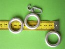 System Ø 12mm Kunststoff-Ring chrom matt mit...