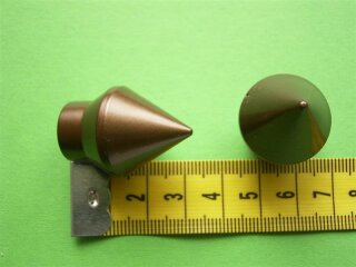 System Ø 12mm Kunststoff Endkopf rost