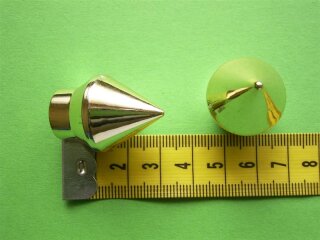 System Ø 12mm Kunststoff Endkopf messing